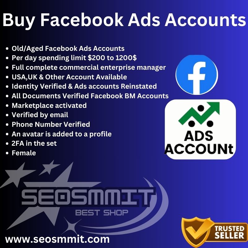 Buy Facebook Ads Accounts-2FA Aded Ads Manager Account