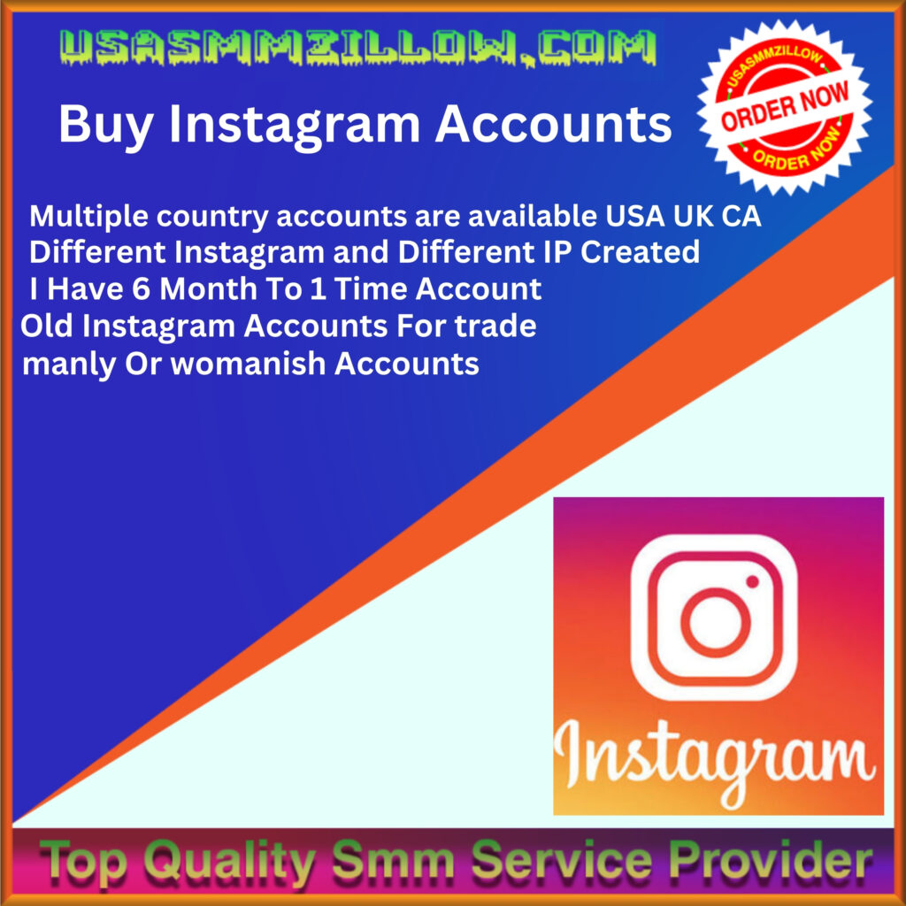 Buy Instagram Accounts - 100% Verified Safe Secure Gurantee