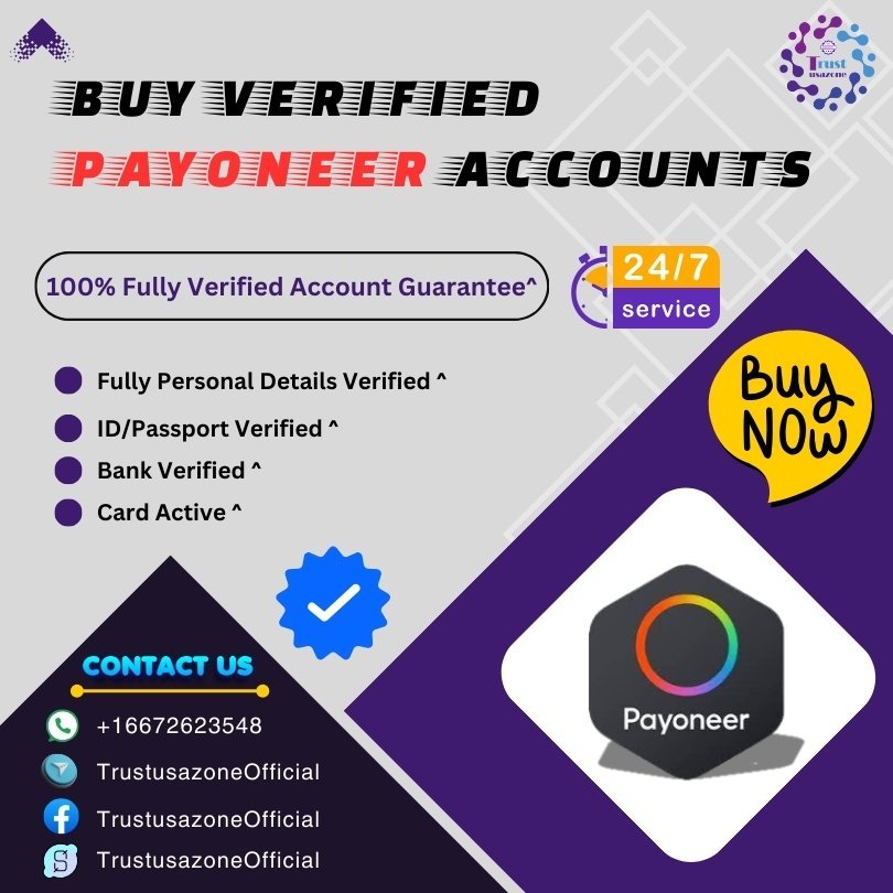 Buy Verified Payoneer Accounts | 100% Good Account Get